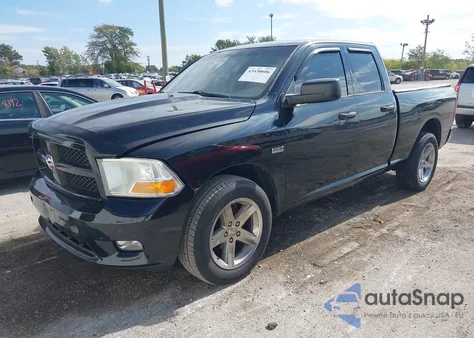 2012 Ram 1500 St из США, поврежденный, VIN 1C6RD6FT9CS268268
